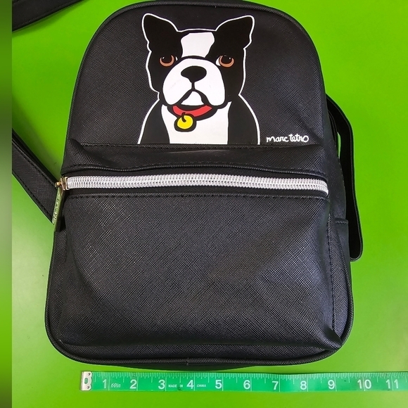 MARC TETRO BOSTON TERRIER MINI BACKPACK - Picture 6 of 7